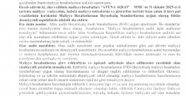 2025-ci il üzrə “ATENA AQRO” MMC-nin Maliyyə Hesabatları üzrə Auditor Rəyi